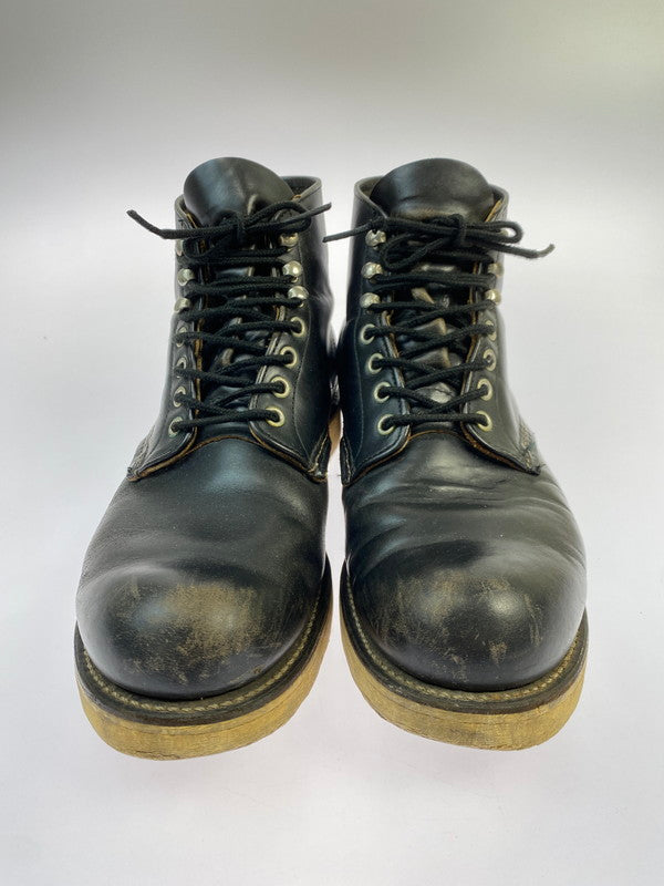 【現状渡し品】【メンズ】 RED WING レッドウィング 90's 8165 6 inch CLASSIC ROUND BOOTS IRISH SETTER 90年代 6インチ クラシック ラウンドブーツ 革靴 164-251209-kk-12-min サイズ：9.5 カラー：ブラック 万代Net店