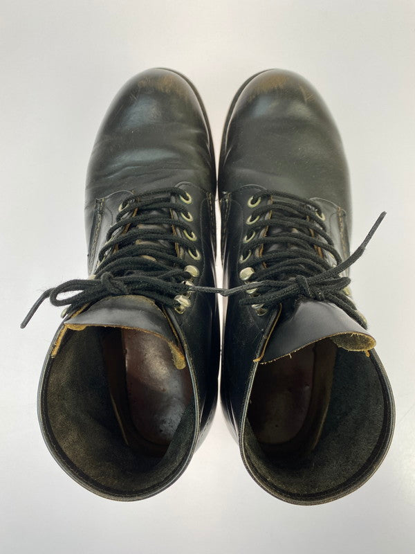 【現状渡し品】【メンズ】 RED WING レッドウィング 90's 8165 6 inch CLASSIC ROUND BOOTS IRISH SETTER 90年代 6インチ クラシック ラウンドブーツ 革靴 164-251209-kk-12-min サイズ：9.5 カラー：ブラック 万代Net店