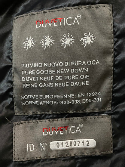 【中古品】【レディース】 DUVETICA デュベティカ KAPPA FOOD DOWN COAT D.037.00.MFG-1057R カッパ フード ダウンコート アウター ジャケット 168-251210-kk-48-min サイズ：40 カラー：モスグリーン 万代Net店