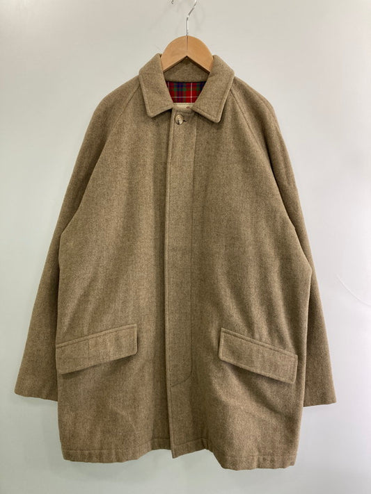 【中古品】【メンズ】 BARACUTA バラクータ WOOL COUNTRY COAT 69004 ウール カントリーコート アウター 141-251207-kk-18-min サイズ：38 カラー：ベージュ 万代Net店