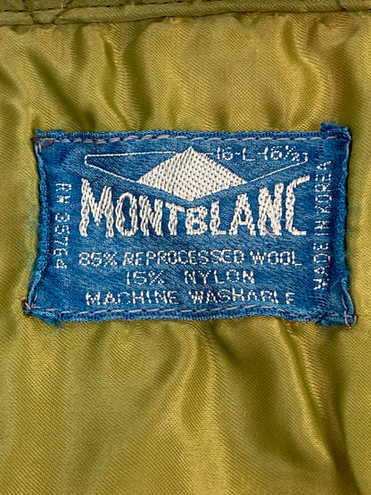 【中古品】【メンズ】 MONTBLANC モンブラン 50-60's L/S WOOL CHECK SHIRT VINTAGE 50-60年代 ロングスリーブ ウールチェックシャツ 長袖 トップス ヴィンテージ 146-251207-kk-11-min サイズ：L カラー：ブラウン 万代Net店