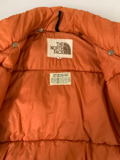 【中古品】【メンズ】 THE NORTH FACE ザ・ノースフェイス 70's HOODED DOWN JACKET VINTAGE 70年代 フーデッド ダウンジャケット アウター ヴィンテージ 144-251209-kk-37-min サイズ：XS カラー：オレンジ 万代Net店