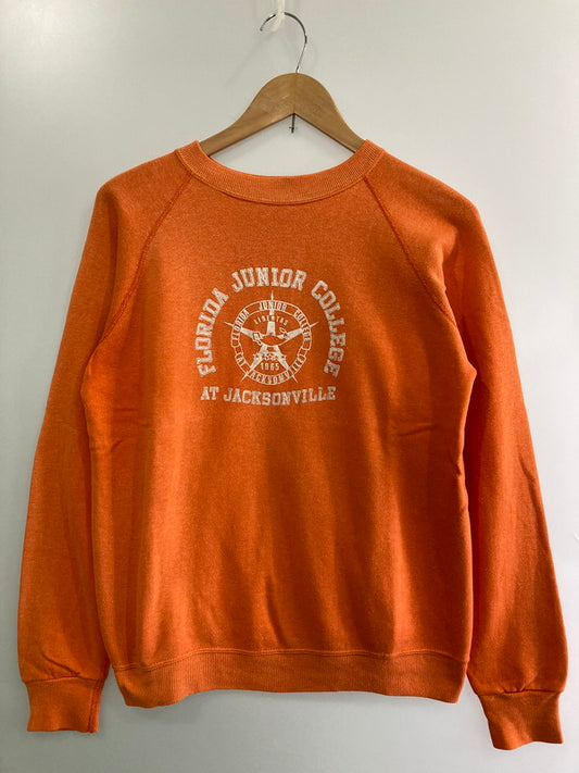 【現状渡し品】【メンズ】 ARTEX アルテックス 60's FLOCKY PRINT SWEAT SHIRT VINTAGE 60年代 フロッキープリント スウェットシャツ トップス トレーナー ヴィンテージ 146-251207-kk-15-min サイズ：L カラー：オレンジ 万代Net店