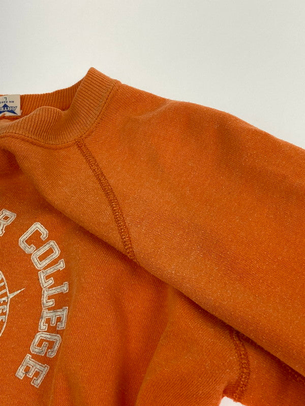 【現状渡し品】【メンズ】 ARTEX アルテックス 60's FLOCKY PRINT SWEAT SHIRT VINTAGE 60年代 フロッキープリント スウェットシャツ トップス トレーナー ヴィンテージ 146-251207-kk-15-min サイズ：L カラー：オレンジ 万代Net店