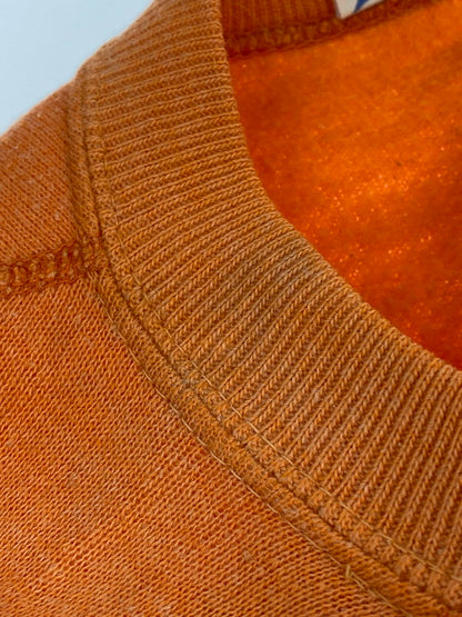 【現状渡し品】【メンズ】 ARTEX アルテックス 60's FLOCKY PRINT SWEAT SHIRT VINTAGE 60年代 フロッキープリント スウェットシャツ トップス トレーナー ヴィンテージ 146-251207-kk-15-min サイズ：L カラー：オレンジ 万代Net店