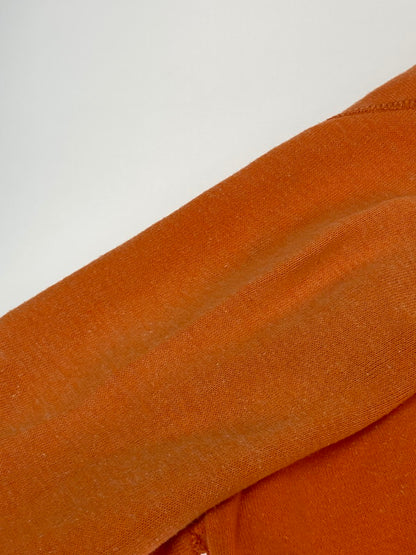 【現状渡し品】【メンズ】 ARTEX アルテックス 60's FLOCKY PRINT SWEAT SHIRT VINTAGE 60年代 フロッキープリント スウェットシャツ トップス トレーナー ヴィンテージ 146-251207-kk-15-min サイズ：L カラー：オレンジ 万代Net店