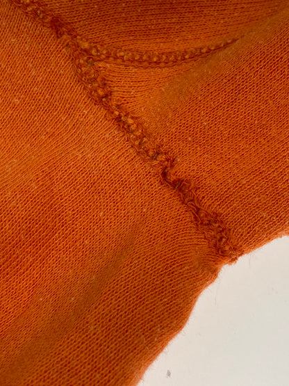 【現状渡し品】【メンズ】 ARTEX アルテックス 60's FLOCKY PRINT SWEAT SHIRT VINTAGE 60年代 フロッキープリント スウェットシャツ トップス トレーナー ヴィンテージ 146-251207-kk-15-min サイズ：L カラー：オレンジ 万代Net店