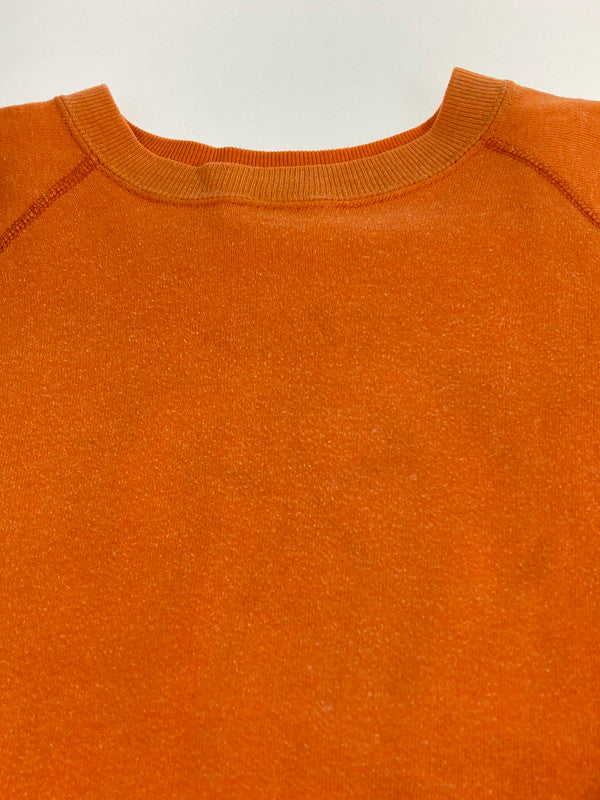 【現状渡し品】【メンズ】 ARTEX アルテックス 60's FLOCKY PRINT SWEAT SHIRT VINTAGE 60年代 フロッキープリント スウェットシャツ トップス トレーナー ヴィンテージ 146-251207-kk-15-min サイズ：L カラー：オレンジ 万代Net店