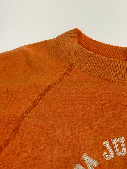 【現状渡し品】【メンズ】 ARTEX アルテックス 60's FLOCKY PRINT SWEAT SHIRT VINTAGE 60年代 フロッキープリント スウェットシャツ トップス トレーナー ヴィンテージ 146-251207-kk-15-min サイズ：L カラー：オレンジ 万代Net店