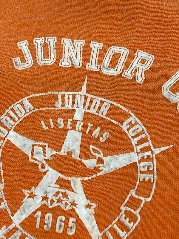 【現状渡し品】【メンズ】 ARTEX アルテックス 60's FLOCKY PRINT SWEAT SHIRT VINTAGE 60年代 フロッキープリント スウェットシャツ トップス トレーナー ヴィンテージ 146-251207-kk-15-min サイズ：L カラー：オレンジ 万代Net店