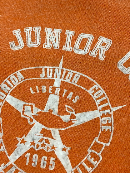 【現状渡し品】【メンズ】 ARTEX アルテックス 60's FLOCKY PRINT SWEAT SHIRT VINTAGE 60年代 フロッキープリント スウェットシャツ トップス トレーナー ヴィンテージ 146-251207-kk-15-min サイズ：L カラー：オレンジ 万代Net店