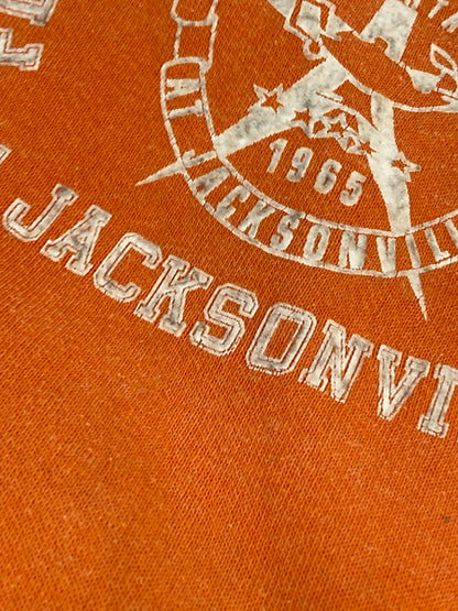 【現状渡し品】【メンズ】 ARTEX アルテックス 60's FLOCKY PRINT SWEAT SHIRT VINTAGE 60年代 フロッキープリント スウェットシャツ トップス トレーナー ヴィンテージ 146-251207-kk-15-min サイズ：L カラー：オレンジ 万代Net店