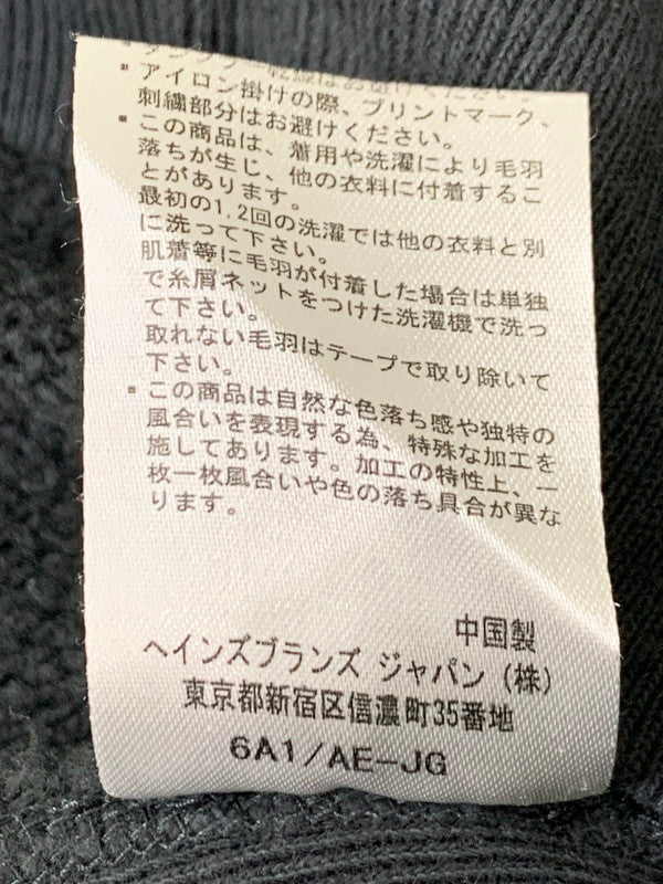 【中古品】【メンズ】 Ron Herman ロンハーマン × Champion チャンピオン 別注 コラボ REVERSE WEAVE CREWNECK SWEATSHIRT C8-G011 リバースウィーブ クルーネックスウェットシャツ トップス トレーナー 140-251209-kk-34-min サイズ：M カラー：チャコール系 万代Net店