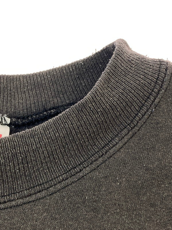 【現状渡し品】【メンズ】 THRASHER スラッシャー 90's DIAMOND LOGO REFLECTOR PRINT SWEAT 90年代 ダイアモンド ロゴ リフレクター プリント スウェット トップス トレーナー 142-251207-kk-09-min サイズ：M カラー：ブラック 万代Net店