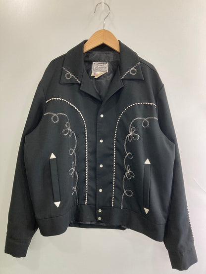 【中古品】【メンズ】 H BAR C エイチバーシー 60-70’s THE BOLERO WESTERN JACKET VINTAGE 60-70年代 ザ ボレロ ウエスタンジャケット ライトアウター 146-251207-kk-01-min サイズ：L カラー：ブラック 万代Net店