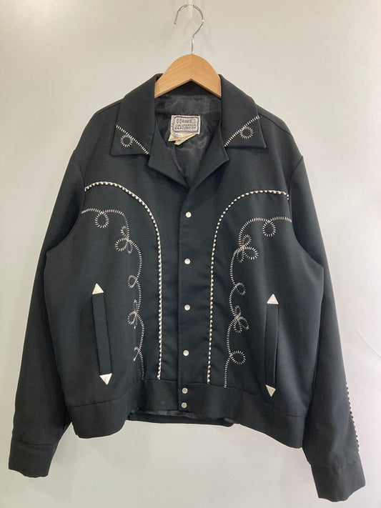 【中古品】【メンズ】 H BAR C エイチバーシー 60-70’s THE BOLERO WESTERN JACKET VINTAGE 60-70年代 ザ ボレロ ウエスタンジャケット ライトアウター 146-251207-kk-01-min サイズ：L カラー：ブラック 万代Net店