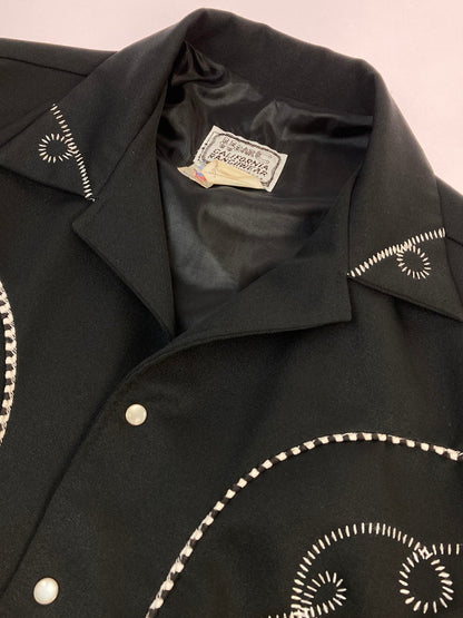 【中古品】【メンズ】 H BAR C エイチバーシー 60-70’s THE BOLERO WESTERN JACKET VINTAGE 60-70年代 ザ ボレロ ウエスタンジャケット ライトアウター 146-251207-kk-01-min サイズ：L カラー：ブラック 万代Net店