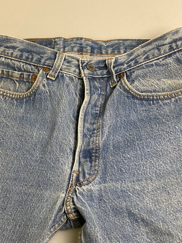 【中古品】【メンズ】 Levi's リーバイス 80's DENIM PANTS 501-0113 VINTAGE 80年代 デニムパンツ ボトムス ジーンズ ヴィンテージ ボタン裏刻印 524 157-251210-kk-19-min サイズ：30 カラー：ライトインディゴ 万代Net店