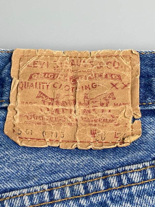 【中古品】【メンズ】 Levi's リーバイス 80's DENIM PANTS 501-0113 VINTAGE 80年代 デニムパンツ ボトムス ジーンズ ヴィンテージ ボタン裏刻印 524 157-251210-kk-19-min サイズ：30 カラー：ライトインディゴ 万代Net店