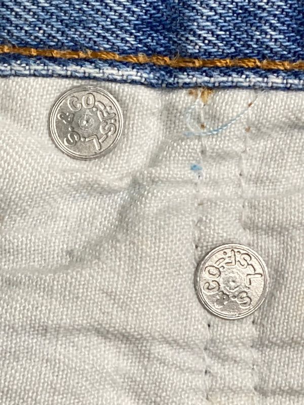 【中古品】【メンズ】 Levi's リーバイス 80's DENIM PANTS 501-0113 VINTAGE 80年代 デニムパンツ ボトムス ジーンズ ヴィンテージ ボタン裏刻印 524 157-251210-kk-19-min サイズ：30 カラー：ライトインディゴ 万代Net店