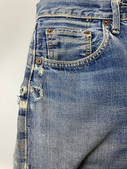 【現状渡し品】【メンズ】 Levi's リーバイス 60’s 501 DENIM PANTS VINTAGE 60年代 501 デニムパンツ ボトムス ジーンズ BIG E ボタン裏刻印 2 ヴィンテージ 157-251210-kk-60-min サイズ：表記なし 下記参照 カラー：ライトインディゴ 万代Net店