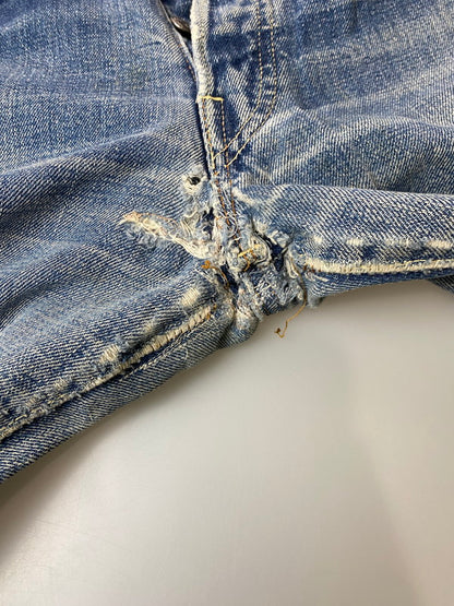 【現状渡し品】【メンズ】 Levi's リーバイス 60’s 501 DENIM PANTS VINTAGE 60年代 501 デニムパンツ ボトムス ジーンズ BIG E ボタン裏刻印 2 ヴィンテージ 157-251210-kk-60-min サイズ：表記なし 下記参照 カラー：ライトインディゴ 万代Net店