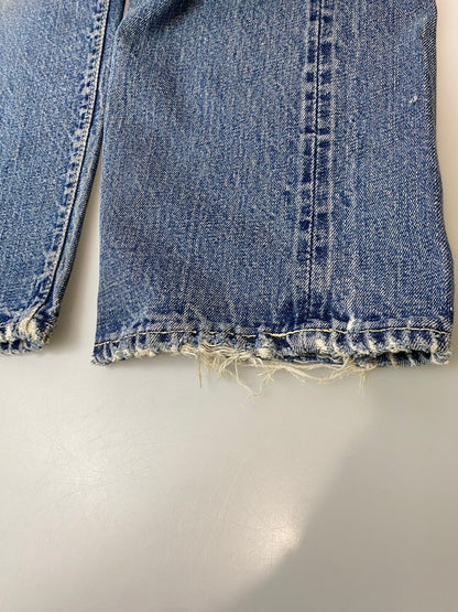 【現状渡し品】【メンズ】 Levi's リーバイス 60’s 501 DENIM PANTS VINTAGE 60年代 501 デニムパンツ ボトムス ジーンズ BIG E ボタン裏刻印 2 ヴィンテージ 157-251210-kk-60-min サイズ：表記なし 下記参照 カラー：ライトインディゴ 万代Net店
