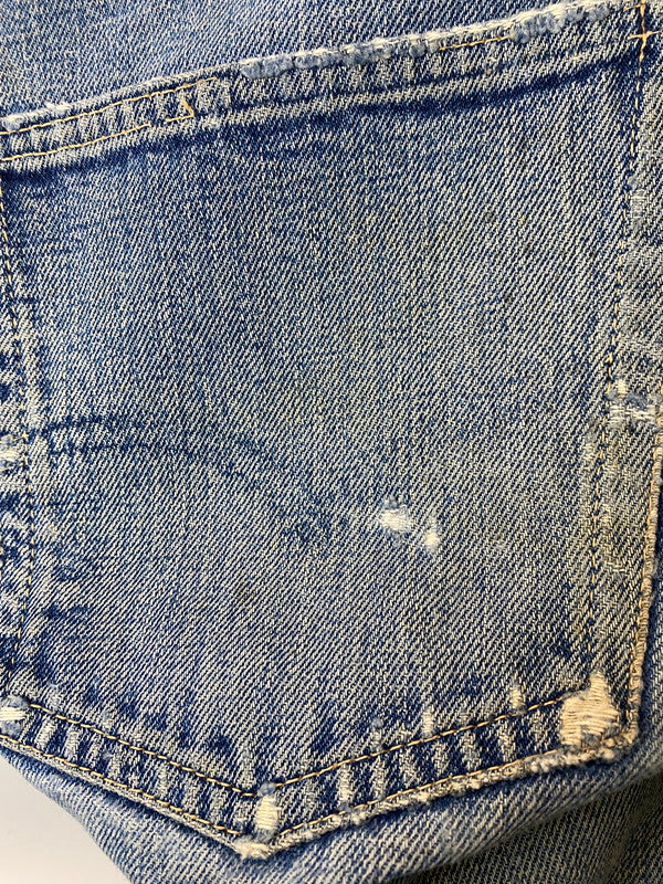 【現状渡し品】【メンズ】 Levi's リーバイス 60’s 501 DENIM PANTS VINTAGE 60年代 501 デニムパンツ ボトムス ジーンズ BIG E ボタン裏刻印 2 ヴィンテージ 157-251210-kk-60-min サイズ：表記なし 下記参照 カラー：ライトインディゴ 万代Net店