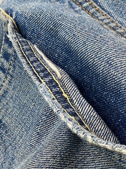 【現状渡し品】【メンズ】 Levi's リーバイス 60’s 501 DENIM PANTS VINTAGE 60年代 501 デニムパンツ ボトムス ジーンズ BIG E ボタン裏刻印 2 ヴィンテージ 157-251210-kk-60-min サイズ：表記なし 下記参照 カラー：ライトインディゴ 万代Net店