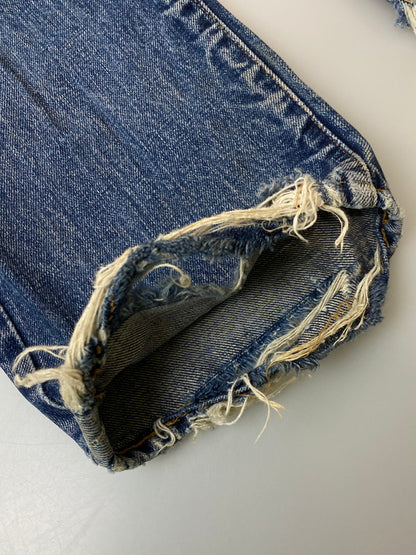 【現状渡し品】【メンズ】 Levi's リーバイス 60’s 505 DENIM PANTS VINTAGE 60年代 505 デニムパンツ ボトムス ジーンズ ボタン裏刻印 4 ヴィンテージ 157-251210-kk-57-min サイズ：表記なし 下記参照 カラー：ライトインディゴ 万代Net店