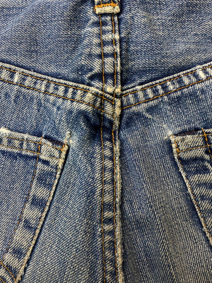 【現状渡し品】【メンズ】 Levi's リーバイス 60’s 505 DENIM PANTS VINTAGE 60年代 505 デニムパンツ ボトムス ジーンズ ボタン裏刻印 4 ヴィンテージ 157-251210-kk-57-min サイズ：表記なし 下記参照 カラー：ライトインディゴ 万代Net店