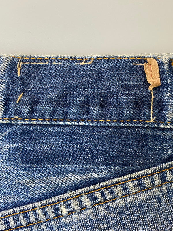 【現状渡し品】【メンズ】 Levi's リーバイス 60’s 505 DENIM PANTS VINTAGE 60年代 505 デニムパンツ ボトムス ジーンズ ボタン裏刻印 4 ヴィンテージ 157-251210-kk-57-min サイズ：表記なし 下記参照 カラー：ライトインディゴ 万代Net店
