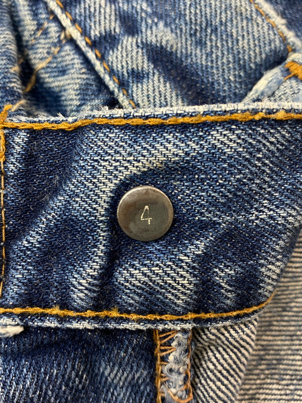 【現状渡し品】【メンズ】 Levi's リーバイス 60’s 505 DENIM PANTS VINTAGE 60年代 505 デニムパンツ ボトムス ジーンズ ボタン裏刻印 4 ヴィンテージ 157-251210-kk-57-min サイズ：表記なし 下記参照 カラー：ライトインディゴ 万代Net店
