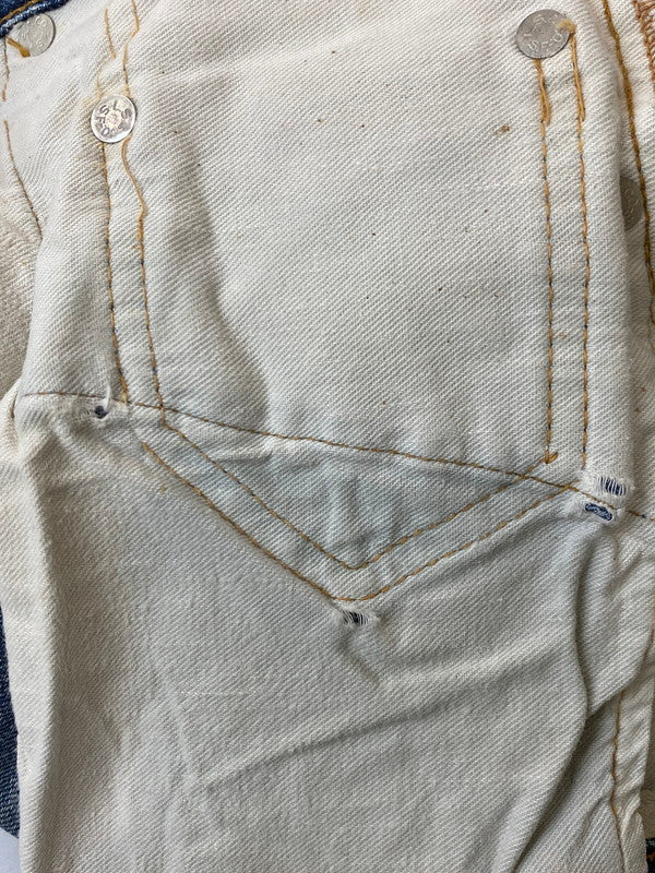 【現状渡し品】【メンズ】 Levi's リーバイス 60’s 505 DENIM PANTS VINTAGE 60年代 505 デニムパンツ ボトムス ジーンズ ボタン裏刻印 4 ヴィンテージ 157-251210-kk-57-min サイズ：表記なし 下記参照 カラー：ライトインディゴ 万代Net店