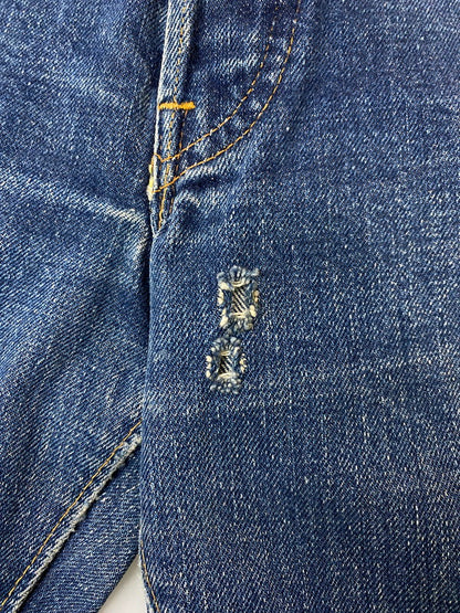 【現状渡し品】【メンズ】 Levi's リーバイス 70’s 501 DENIM PANTS VINTAGE 70年代 501 デニムパンツ ボトムス ジーンズ 66前期 ボタン裏刻印 6 ヴィンテージ 157-251210-kk-56-min サイズ：表記なし 下記参照 カラー：インディゴ 万代Net店