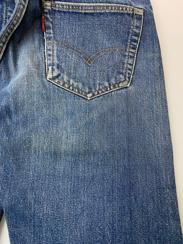 【現状渡し品】【メンズ】 Levi's リーバイス 70’s 501 DENIM PANTS VINTAGE 70年代 501 デニムパンツ ボトムス ジーンズ 66前期 ボタン裏刻印 6 ヴィンテージ 157-251210-kk-56-min サイズ：表記なし 下記参照 カラー：インディゴ 万代Net店