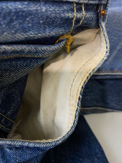 【現状渡し品】【メンズ】 Levi's リーバイス 70’s 501 DENIM PANTS VINTAGE 70年代 501 デニムパンツ ボトムス ジーンズ 66前期 ボタン裏刻印 6 ヴィンテージ 157-251210-kk-56-min サイズ：表記なし 下記参照 カラー：インディゴ 万代Net店
