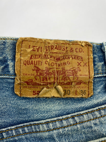 【中古品】【メンズ】 Levi's リーバイス 90S 501 ボタン裏刻印 552 DENIM PANTS 90年代 デニム パンツ メンズ ボトムス ヴィンテージ ジーンズ 157-260322-em-34-min サイズ：30×36 カラー：インディゴブルー 万代Net店