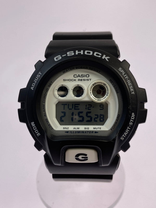 【中古品】【メンズ】 CASIO カシオ G-SHOCK X6900 SERIES DIGITAL GD-X6900 デジタル クオーツ腕時計 196-251212-yn-09-min カラー：ブラック/ホワイト 万代Net店
