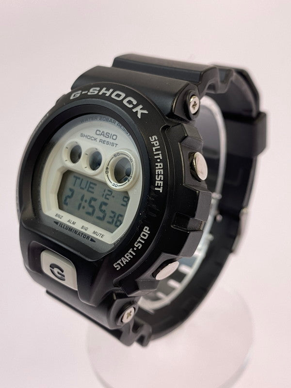 【中古品】【メンズ】 CASIO カシオ G-SHOCK X6900 SERIES DIGITAL GD-X6900 デジタル クオーツ腕時計 196-251212-yn-09-min カラー：ブラック/ホワイト 万代Net店