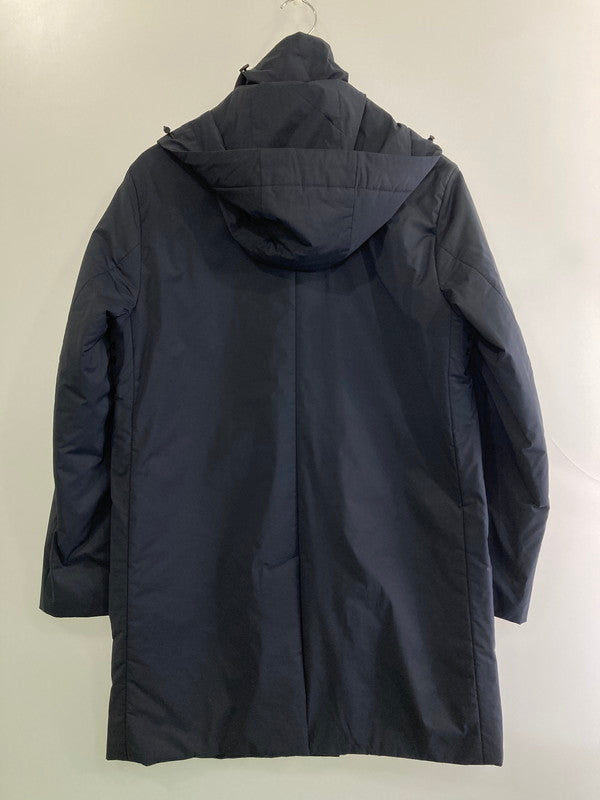 【中古品】【メンズ】 MACKINTOSH LONDON マッキントッシュ ロンドン HOODED SOUTIEN COLLAR COAT G1C50-434-28 フーデッド ステンカラーコート アウター 141-251207-kk-04-min サイズ：38 カラー：ネイビー 万代Net店
