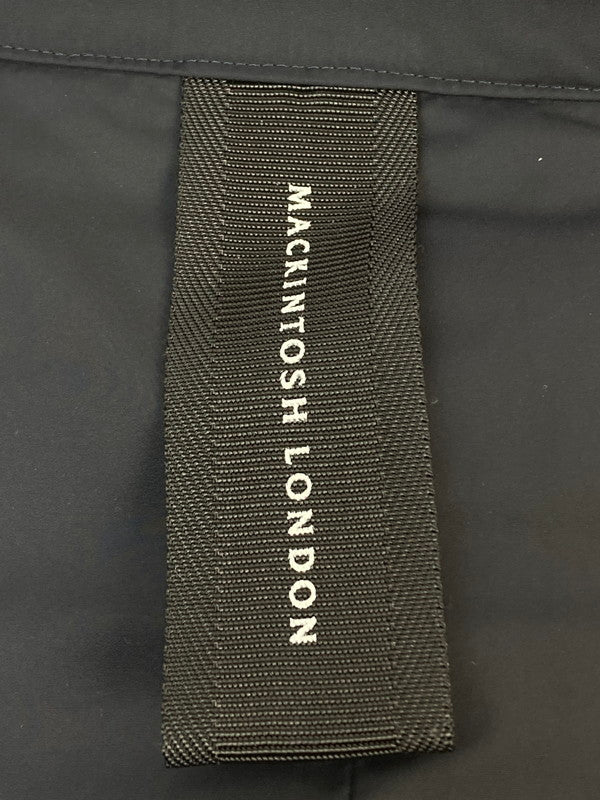 【中古品】【メンズ】 MACKINTOSH LONDON マッキントッシュ ロンドン HOODED SOUTIEN COLLAR COAT G1C50-434-28 フーデッド ステンカラーコート アウター 141-251207-kk-04-min サイズ：38 カラー：ネイビー 万代Net店