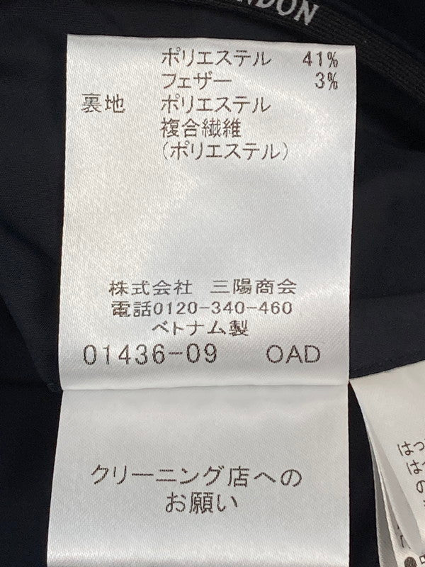 【中古品】【メンズ】 MACKINTOSH LONDON マッキントッシュ ロンドン HOODED SOUTIEN COLLAR COAT G1C50-434-28 フーデッド ステンカラーコート アウター 141-251207-kk-04-min サイズ：38 カラー：ネイビー 万代Net店