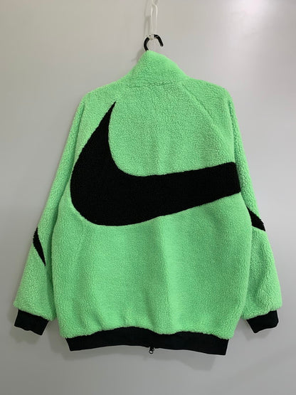 【中古品】【メンズ】 NIKE ナイキ AS M NSW VW SWSH FULL ZIP JKT BQ6546-350 スウォッシュ フルジップジャケット アウター リバーシブル フリースジャケット 148-251209-kk-32-min サイズ：L カラー：ブラック 万代Net店