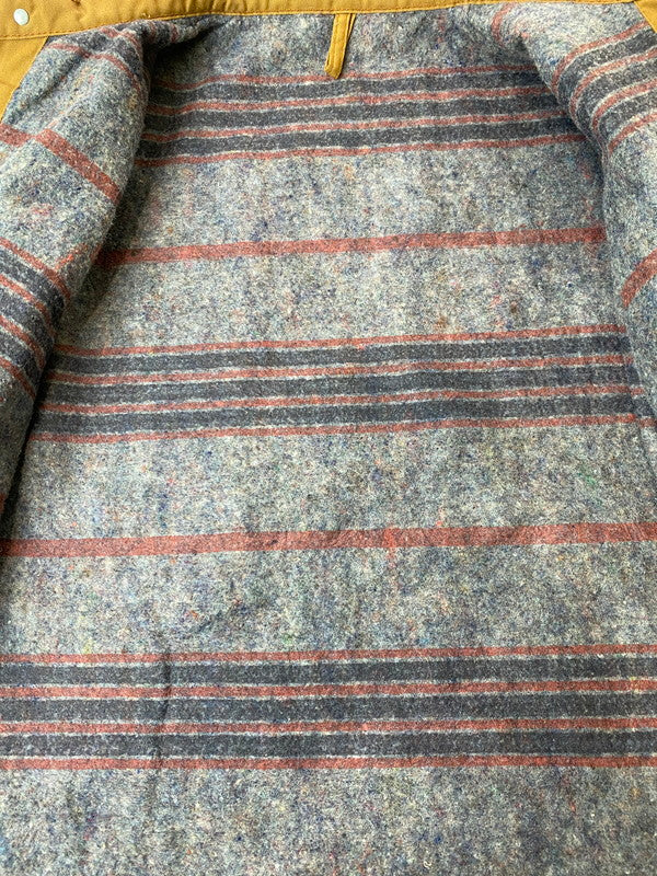 【中古品】【メンズ】 Wrangler ラングラー 70's DUCK BLANKET COVERALL JACKET VINTAGE 70年代 ダック ブランケット カバーオール ジャケット アウター ヴィンテージ 146-251210-kk-51-min サイズ：38 カラー：ライトブラウン 万代Net店