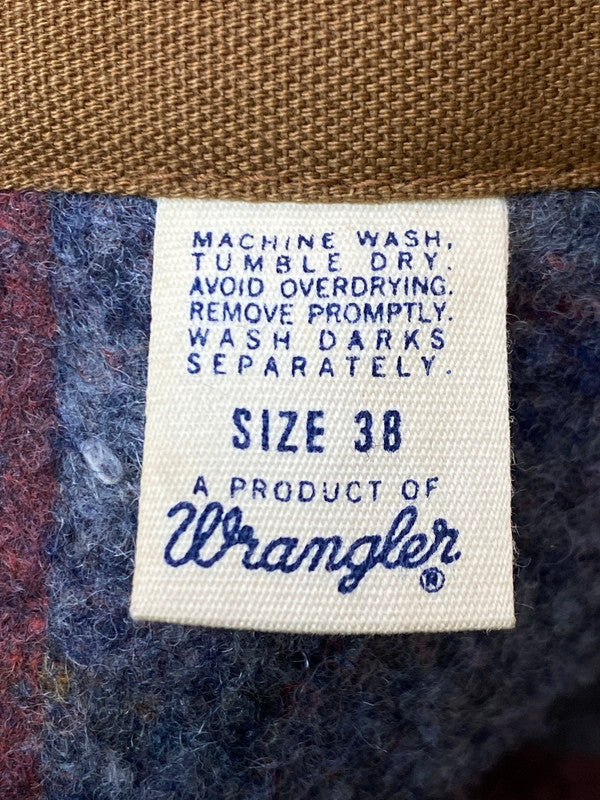 【中古品】【メンズ】 Wrangler ラングラー 70's DUCK BLANKET COVERALL JACKET VINTAGE 70年代 ダック ブランケット カバーオール ジャケット アウター ヴィンテージ 146-251210-kk-51-min サイズ：38 カラー：ライトブラウン 万代Net店