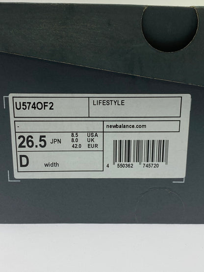 【未使用品】【メンズ】 NEW BALANCE ニューバランス U574WO2 ローカット スニーカー 靴 163-251209-kk-09-min カラー：Beige with off white 万代Net店