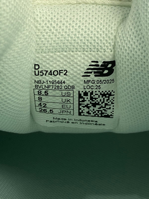 【未使用品】【メンズ】 NEW BALANCE ニューバランス U574WO2 ローカット スニーカー 靴 163-251209-kk-09-min カラー：Beige with off white 万代Net店