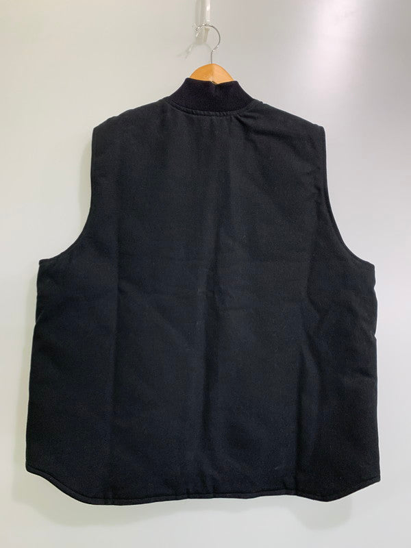 【中古品】【メンズ】 Carhartt カーハート DUCK VEST OV0001-M ダックベスト ライトアウター 中綿ベスト 146-251209-kk-31-min サイズ：XL カラー：ブラック 万代Net店