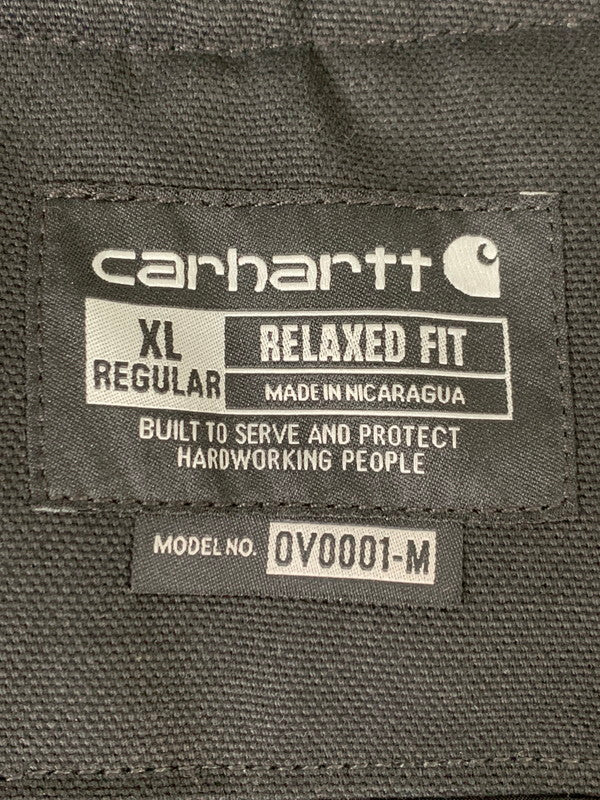 【中古品】【メンズ】 Carhartt カーハート DUCK VEST OV0001-M ダックベスト ライトアウター 中綿ベスト 146-251209-kk-31-min サイズ：XL カラー：ブラック 万代Net店